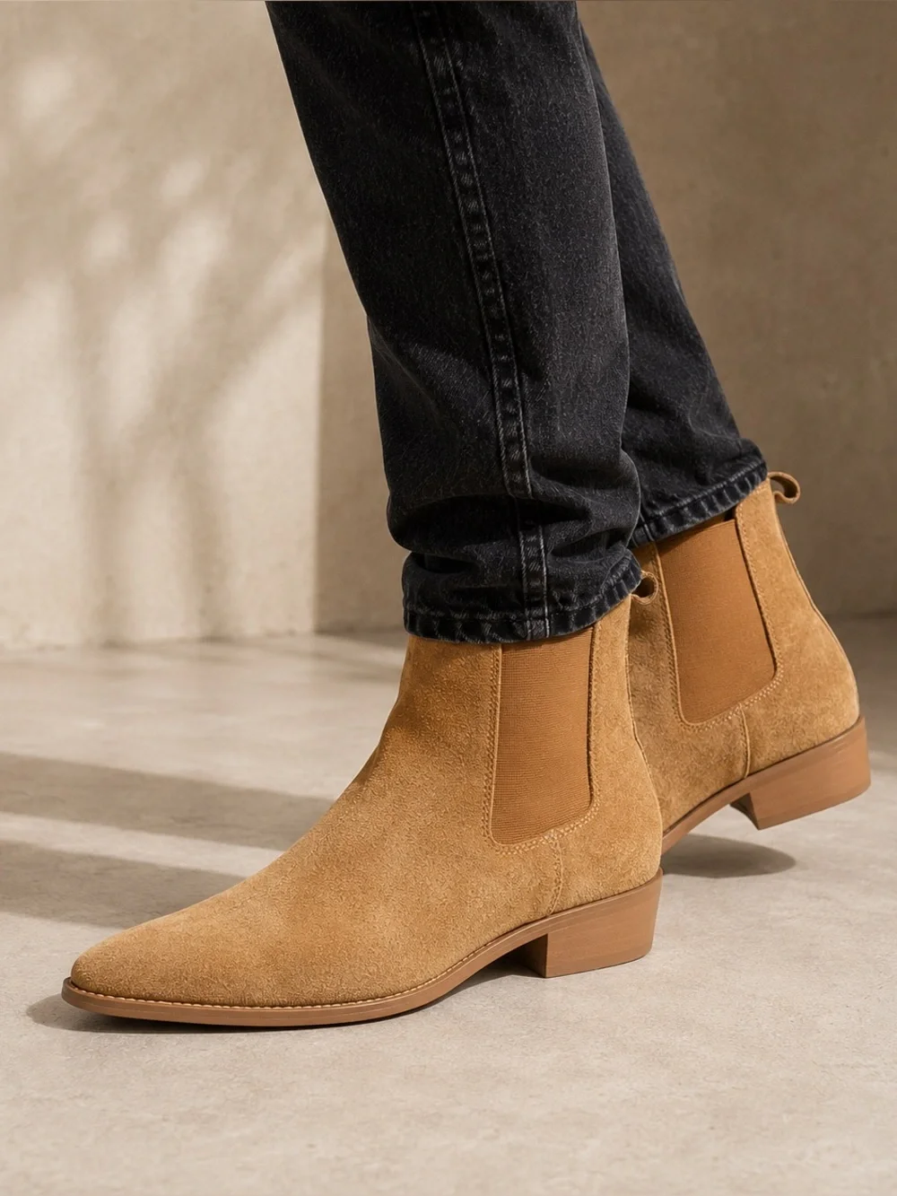 Saint Morta Nomad Pointed Toe Camel Chelsea Boots Men’s Size 11